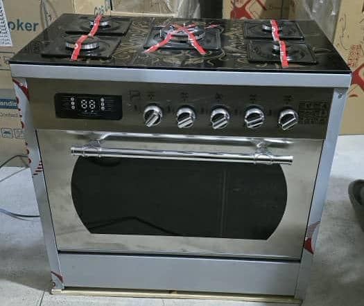 ▪︎ اجاق طرح فر تک درب نما استیل رو شیشه کد 101