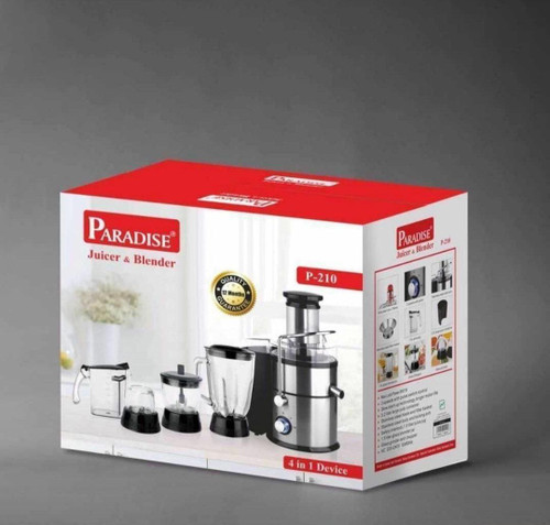 آبمیوه گیری ۴کاره پارادایس بسیار با کیفیت باگارانتی معتبر جنس تضمینی