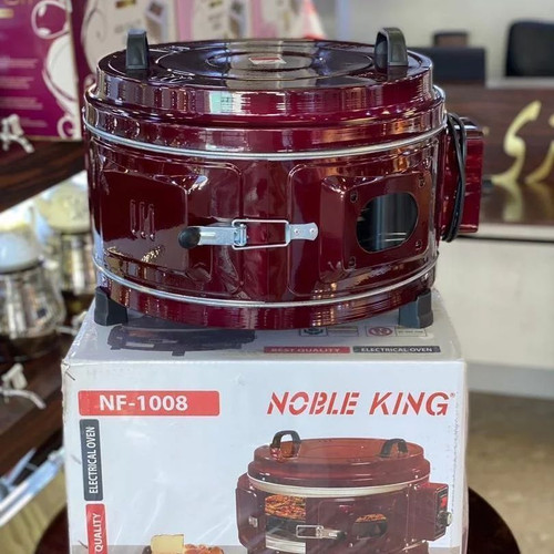 فربرقی نوبل کینگ مدل 1008 ظرفیت 40 لیتر تایمر دار دارای سینی گرد بزرگ ✅موجود شد